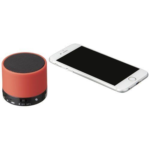 Achat Haut-parleur Bluetooth® cylindrique Duck revêtement gomme - rouge