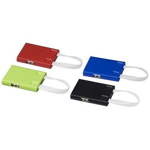 Achat Hub USB avec cables 3 en 1 - vert citron