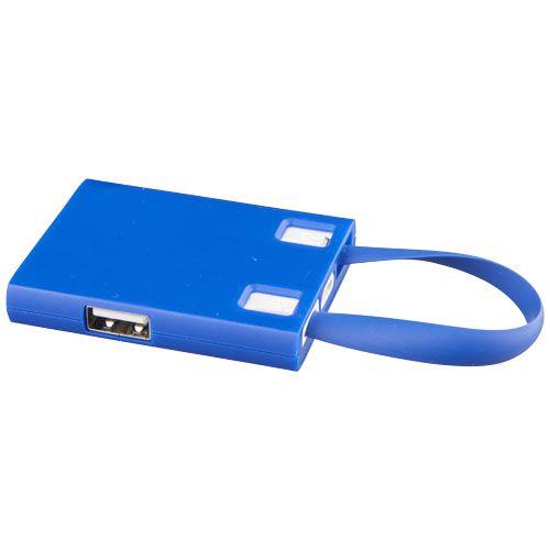 Achat Hub USB avec cables 3 en 1 - bleu royal