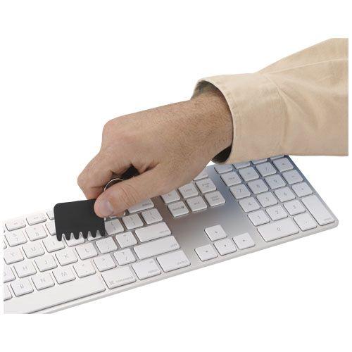Achat Brosse-clavier en silicone et porte-clés Whisk - noir
