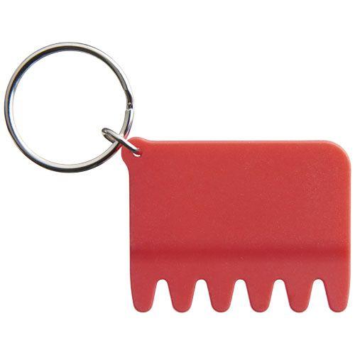 Achat Brosse-clavier en silicone et porte-clés Whisk - rouge
