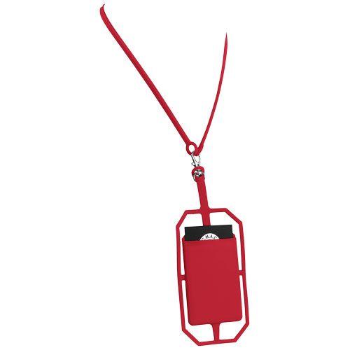 Achat Porte-cartes RFID avec tour de cou - rouge