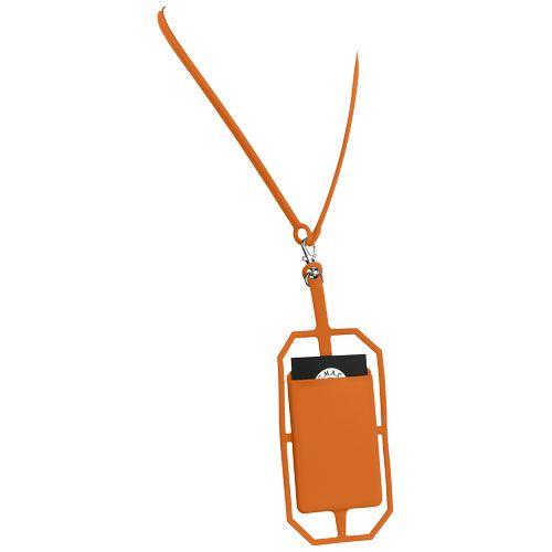Achat Porte-cartes RFID avec tour de cou - orange