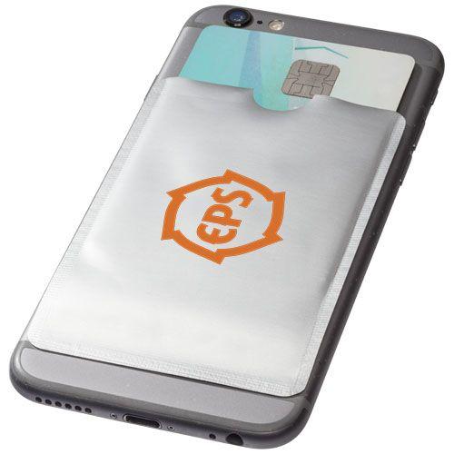 Achat Porte carte RFID pour smartphone Exeter - argenté