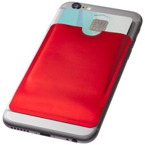 Achat Porte carte RFID pour smartphone Exeter - rouge
