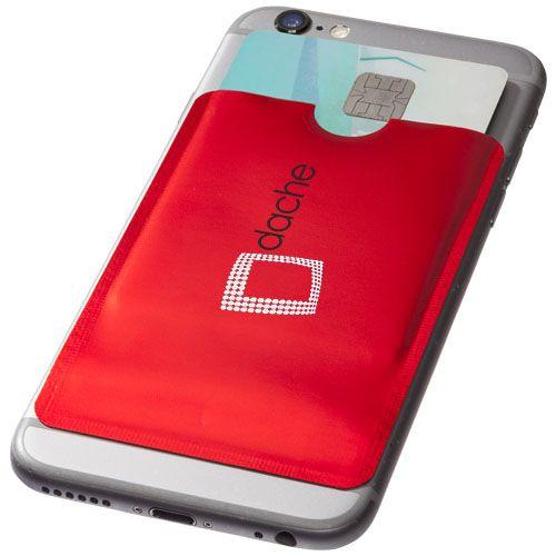 Achat Porte carte RFID pour smartphone Exeter - rouge
