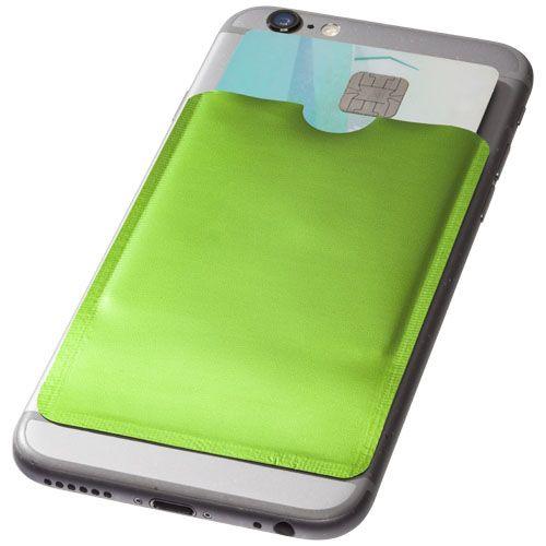 Achat Porte carte RFID pour smartphone Exeter - vert citron