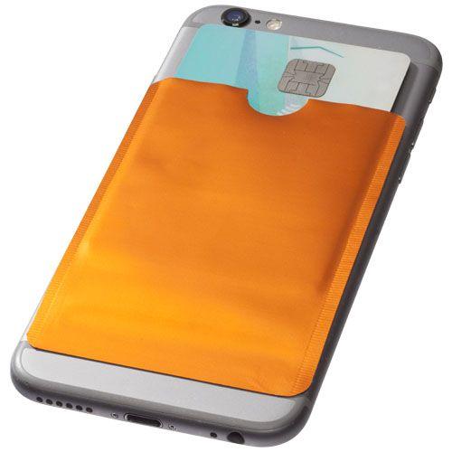 Achat Porte carte RFID pour smartphone Exeter - orange
