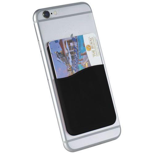 Achat Porte-cartes en silicone pour smartphones Slim - noir