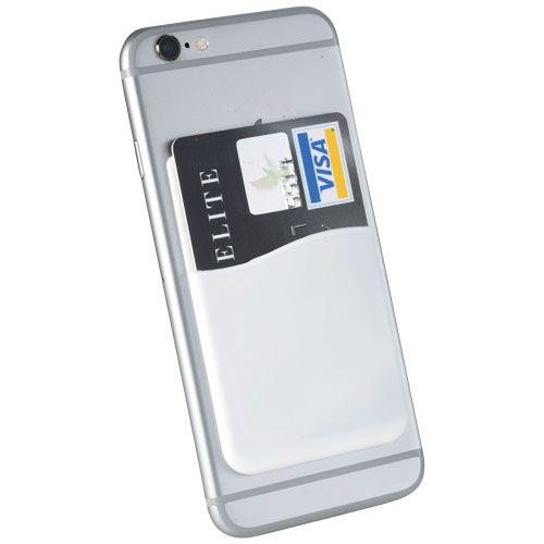 Achat Porte-cartes en silicone pour smartphones Slim - blanc