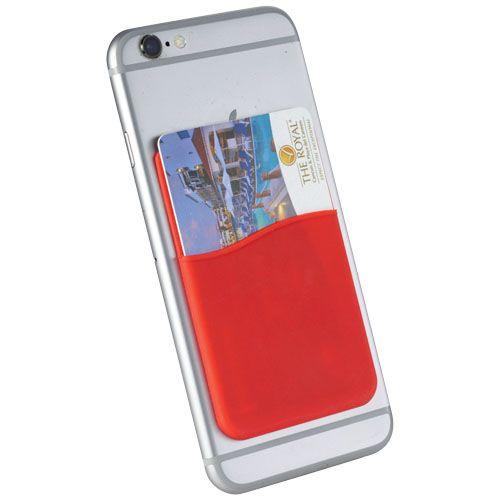 Achat Porte-cartes en silicone pour smartphones Slim - rouge