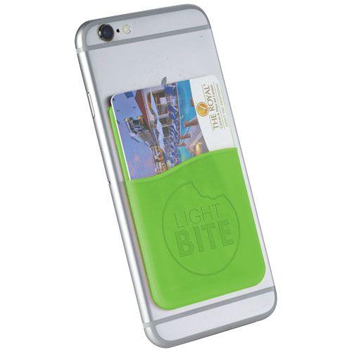 Achat Porte-cartes en silicone pour smartphones Slim - vert citron