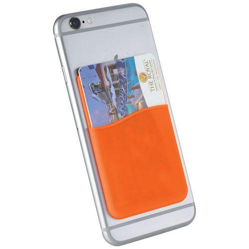 Achat Porte-cartes en silicone pour smartphones Slim - orange