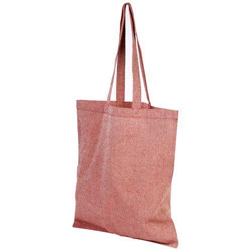 Achat Sac shopping en coton recyclé Pheebs 150 g/m² - rouge