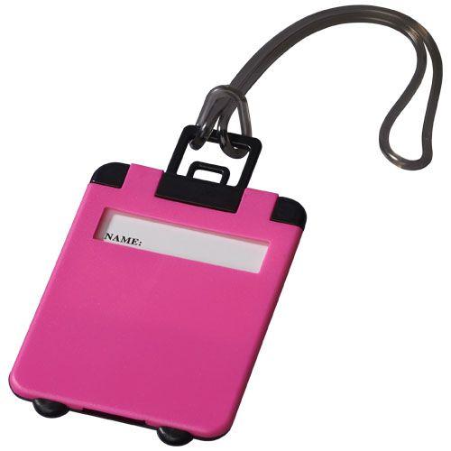 Achat Étiquette à bagages Taggy - rose néon