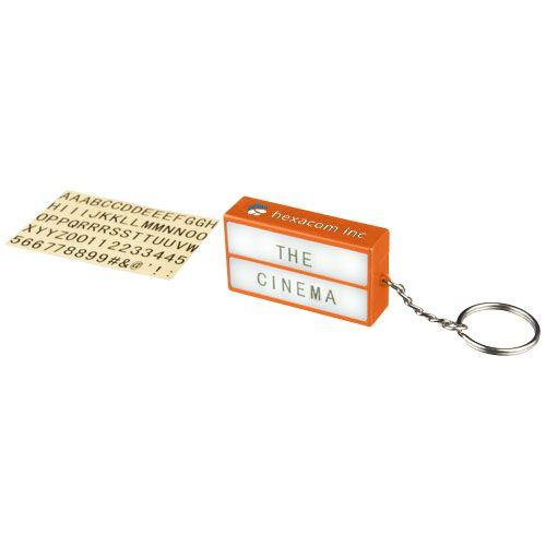 Achat Porte-clés avec LED Cinema - orange