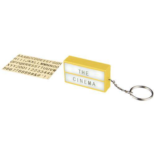 Achat Porte-clés avec LED Cinema - jaune