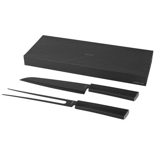 Achat Set de couteau et fourchette à découper Element - noir