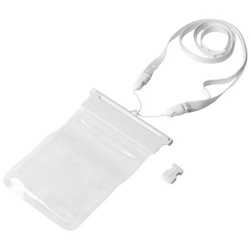 Achat Étui étanche avec pochette tactile pour smartphone Splash - blanc translucide
