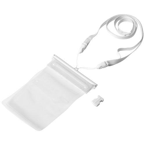 Achat Étui étanche avec pochette tactile pour smartphone Splash - blanc translucide