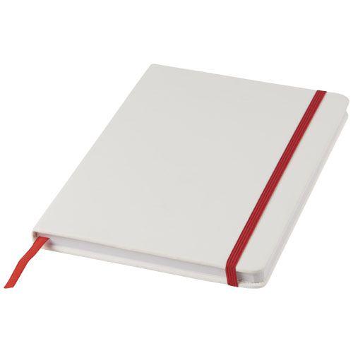 Achat Carnet de notes blanc A5 Spectrum avec élastique de couleur - rouge