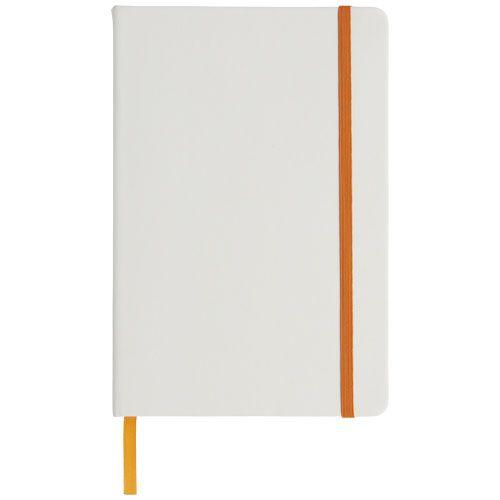 Achat Carnet de notes blanc A5 Spectrum avec élastique de couleur - orange