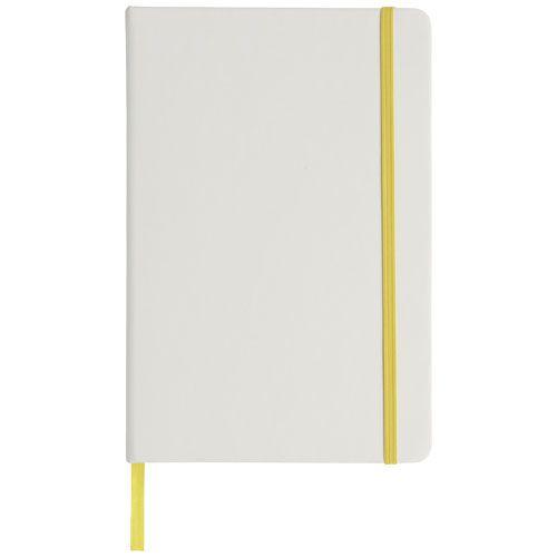 Achat Carnet de notes blanc A5 Spectrum avec élastique de couleur - jaune