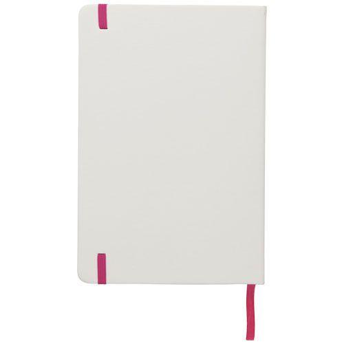 Achat Carnet de notes blanc A5 Spectrum avec élastique de couleur - magenta