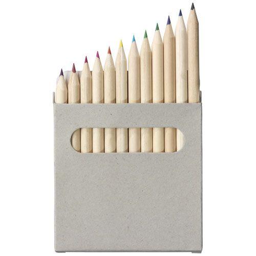 Achat Set de crayons de couleur 12 pièces Tallin - gris clair