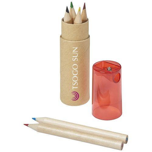 Achat Set de 7 crayons de couleur Kram - rouge
