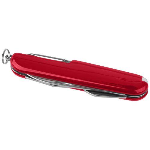 Achat Couteau de poche 9 fonctions avec porte-clés Emmy - rouge
