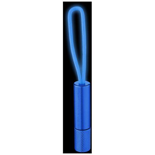 Achat Porte-clés avec lampe LED et dragonne luminescente Merga - bleu royal