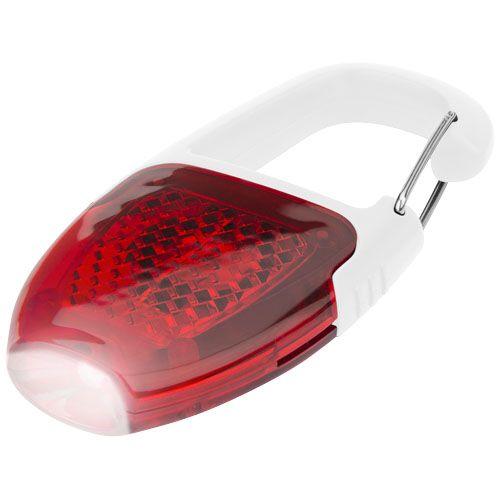 Achat Porte clé mousqueton avec catadioptre LED Reflect-or - rouge