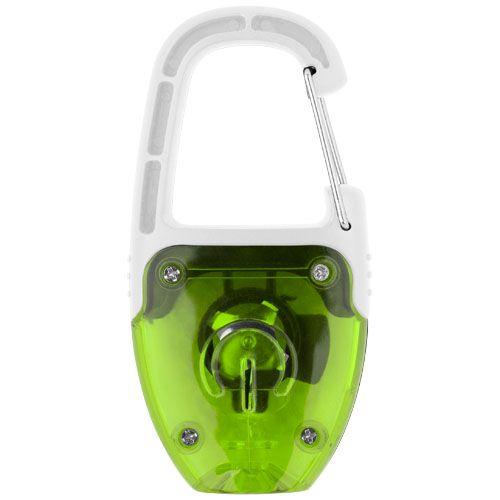 Achat Porte clé mousqueton avec catadioptre LED Reflect-or - vert citron