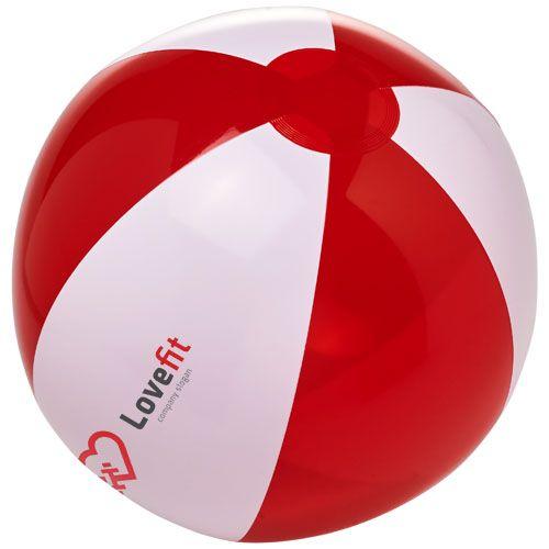 Achat Ballon de plage solide et transparent Bondi - rouge