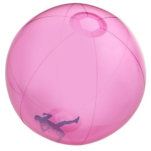 Achat Ballon de plage transparent Ibiza - rose