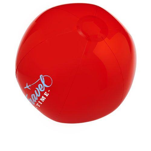 Achat Ballon de plage transparent Ibiza - rouge translucide