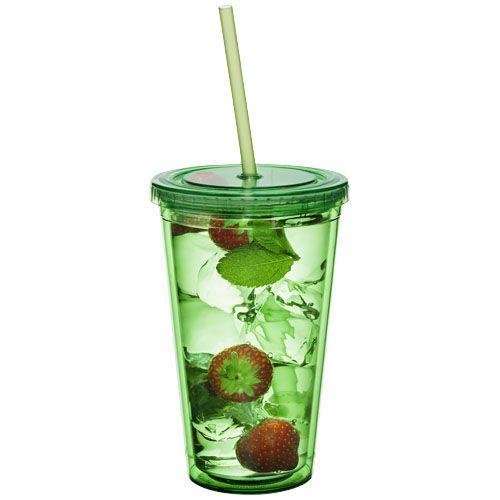 Achat Timbale et paille Cyclone 450ml - vert translucide