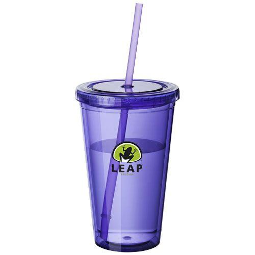 Achat Timbale et paille Cyclone 450ml - violet