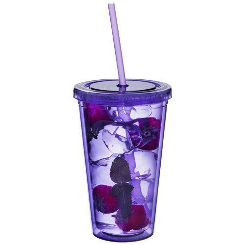 Achat Timbale et paille Cyclone 450ml - violet