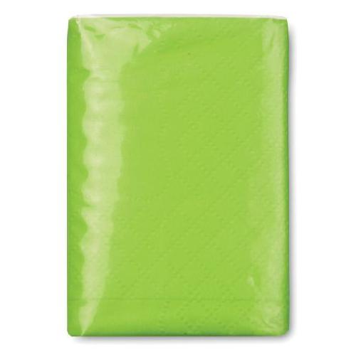 Achat Mini paquet de mouchoirs - vert citron