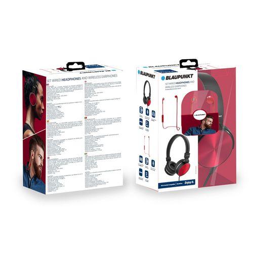 Achat Set écouteurs + casque 10mW - rouge