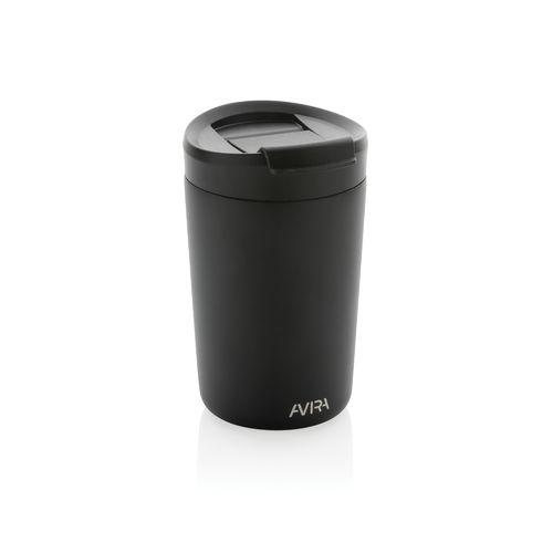 Achat Mug 300ml en acier recyclé RCS Avira Alya - noir