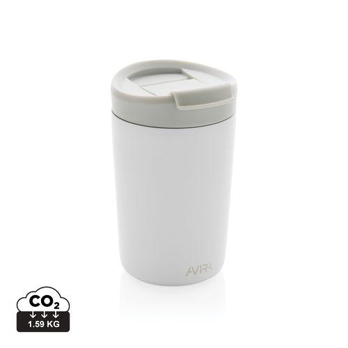 Achat Mug 300ml en acier recyclé RCS Avira Alya - blanc