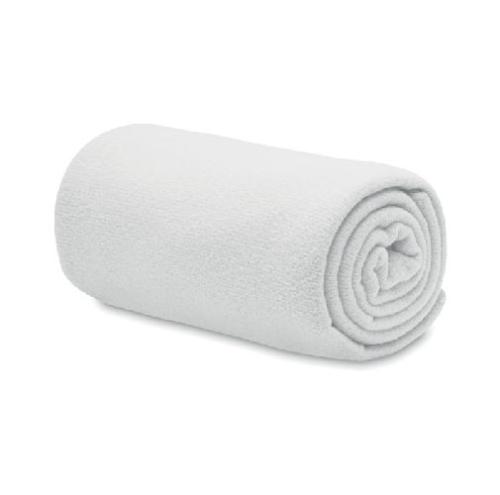 Achat RPET fleece blanket 130gr/m² BOGDA - blanc
