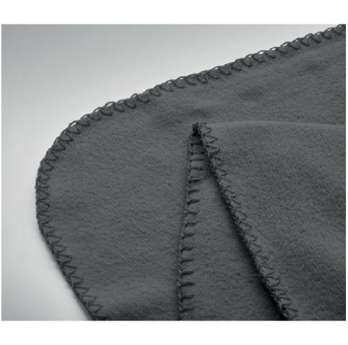 Achat RPET fleece blanket 130gr/m² BOGDA - gris foncé