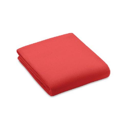 Achat RPET fleece blanket 130gr/m² BOGDA - rouge