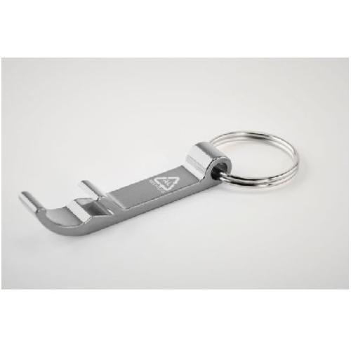 Achat Recycled aluminium key ring OVIKEY - argenté