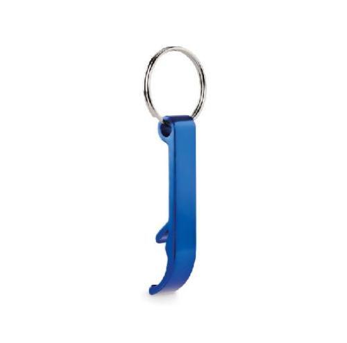 Achat Recycled aluminium key ring OVIKEY - bleu