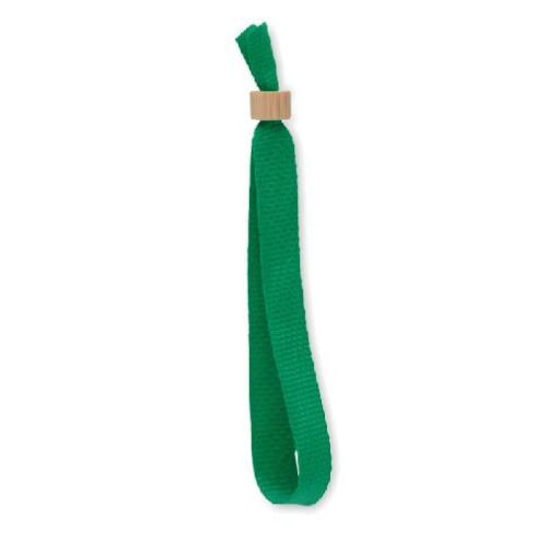 Achat RPET polyester wristband FIESTA - vert